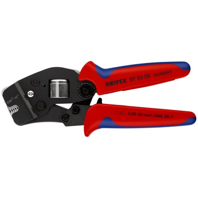 Produktbild von KNIPEX® - Crimpzange 97 53 08 brüniert MK Fronteinf. selbsteinst. 0,08-10mm² 19