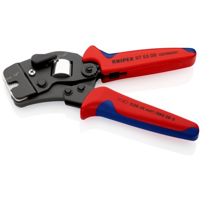 Produktbild von KNIPEX® - Crimpzange 97 53 09 brüniert MK Fronteinf. selbsteinst. 0,08-16mm² 19