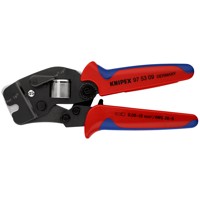 Produktbild von KNIPEX® - Crimpzange 97 53 09 brüniert MK Fronteinf. selbsteinst. 0,08-16mm² 19