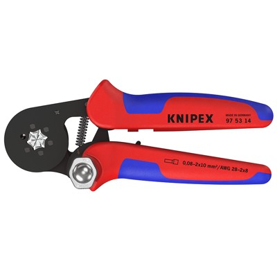 Produktbild von KNIPEX® - Crimpzange 97 53 14 brüniert Mehrkomp. selbsteinst. 0,08-10mm² 180mm