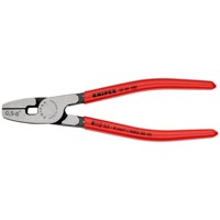 Produktbild von KNIPEX® - Crimpzange 97 81 180 poliert kstüberz. Fronteinführung 0,5-6mm² 180mm