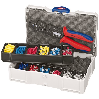 Produktbild von KNIPEX® - Crimp-Sortiment 97 90 25 301-teilig Kunststoffbox