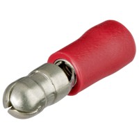 Produktbild von KNIPEX® - Rundstecker 97 99 150 isoliert rot Ø4mm 0,5-1mm²