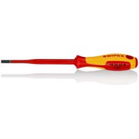 Produktbild von KNIPEX® - Schraubendreher Schlitz 98 20 55 SL isoliert Mehrkomp. 5,5x1x125mm