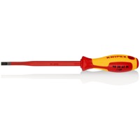 Produktbild von KNIPEX® - Schraubendreher Schlitz 98 20 65 SL isoliert Mehrkomp. 6,5x1,2x150mm