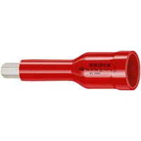 Produktbild von KNIPEX® - Schraubendrehereinsatz 98 39 06 Sechskant außen IEC 60900 3/8" SW6x75