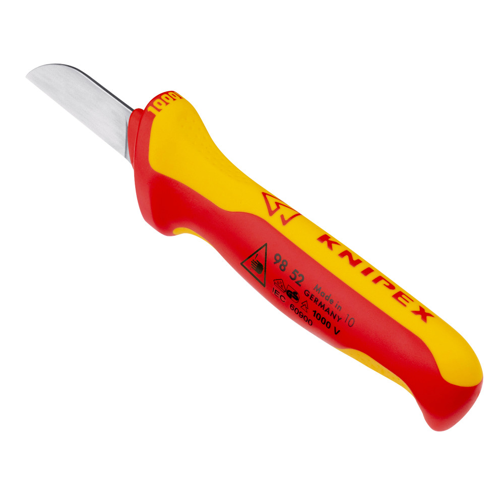 KNIPEX Kabelmesser 98 52 SB VDE isoliert Kl.: 50mm 190mm SB Produktbild img2 L