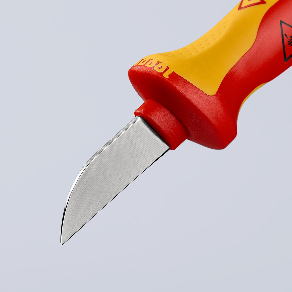 KNIPEX Kabelmesser 98 52 SB VDE isoliert Kl.: 50mm 190mm SB Produktbild img8 L