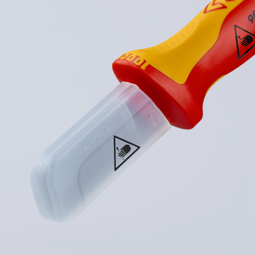 KNIPEX Kabelmesser 98 52 SB VDE isoliert Kl.: 50mm 190mm SB Produktbild img9 L