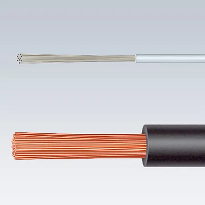 Produktbild von KNIPEX® - Abisolierzange 12 62 180 selbsteinstellend 0,2-6mm² AWG 24-10 180mm