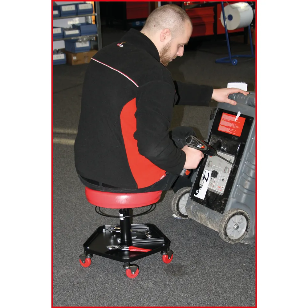 KSTOOLS Hocker fahrbar und höhenverstellbar Produktbild img8 L