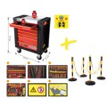 Produktbild von KSTOOLS® - PERFORMANCEplus Werkstattwagen e10 mit 164 isolierten Werkzeugen für