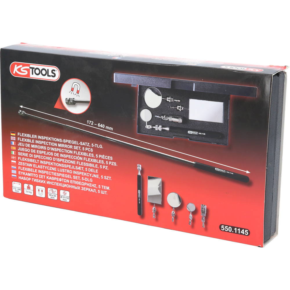 KSTOOLS Flexibler Inspektions-Spiegel-Satz, 5-tlg Produktbild img5 L