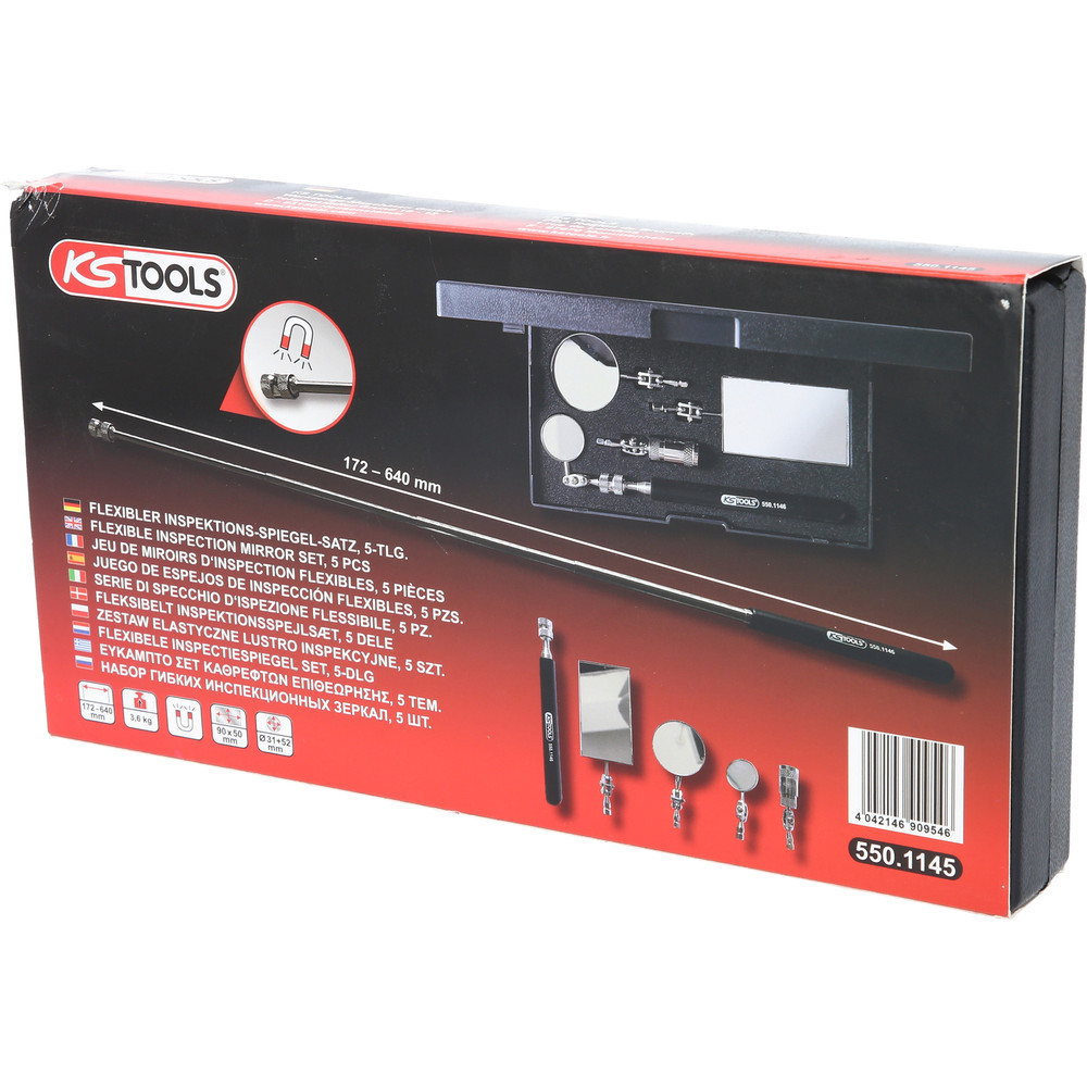KSTOOLS Flexibler Inspektions-Spiegel-Satz, 5-tlg Produktbild img6 L