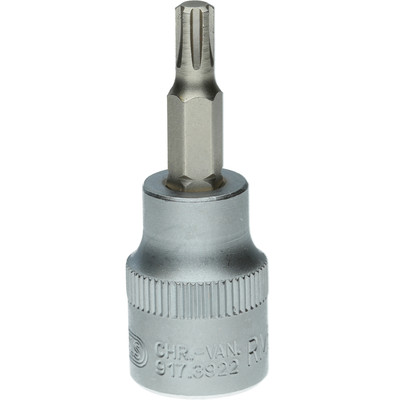 KS Tools 917.3924 Stecknuss Für RIBE-Schrauben, M7, 48 Mm Lang, 3/8" Antrieb – Für Handbetätigung