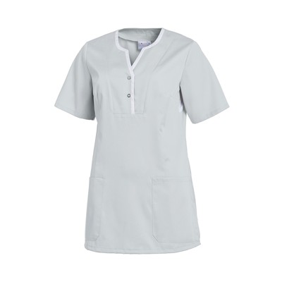 Produktbild von Leiber - Schlupfkasack Damen silbergrau/weiß 08/1335/2901, Größe 3XL