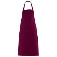 Produktbild von Leiber - Latzschürze Druckknopfverschluss bordeaux, Größe 34 11/529/21