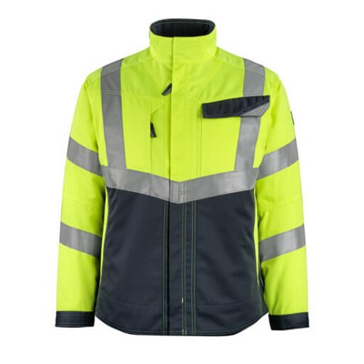 Produktbild von MASCOT® - Oxford Jacke SAFE SUPREME, hi-vis Gelb/Schwarzblau, Größe L