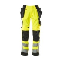 Produktbild von MASCOT® - Wigan Hose mit Hängetaschen SAFE SUPREME, hi-vis Gelb/Schwarz, Größe 