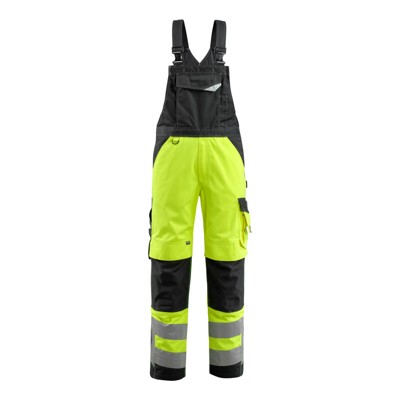 Produktbild von MASCOT® - Newcastle Latzhose mit Knietaschen - SAFE SUPREME - hi-vis Gelb/Schwa