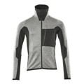 Produktbild von MASCOT® - Fleecepullover mit Reißverschluss ADVANCED, Grau-meliert/Schwarz, Grö