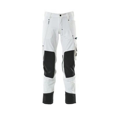 Produktbild von MASCOT® - Hose mit Knietaschen ADVANCED, Weiß, Größe 76C43