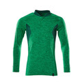 Produktbild von MASCOT® - Polo-Shirt ACCELERATE, Langarm Grasgrün meliert/Grün 18081-810-33303,