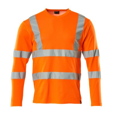 Produktbild von MASCOT® - T-Shirt, Langarm SAFE CLASSIC, hi-vis Orange, Größe 3XL