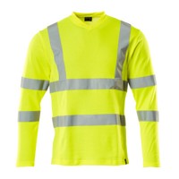 Produktbild von MASCOT® - T-Shirt, Langarm SAFE CLASSIC, hi-vis Gelb, Größe XL