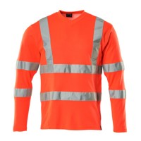 Produktbild von MASCOT® - T-Shirt, Langarm SAFE CLASSIC, hi-vis Rot, Größe XL