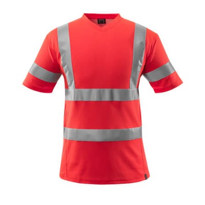 Produktbild von MASCOT® - T-Shirt SAFE CLASSIC, hi-vis Rot, Größe S