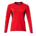 Produktbild von MASCOT® - T-Shirt ACCELERATE, Langarm Verkehrsrot/Schwarz 18391-959-20209, Größ