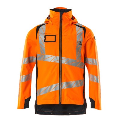 Produktbild von MASCOT® - Hard Shell Jacke ACCELERATE SAFE, hi-vis Orange/Schwarzblau, Größe 5X