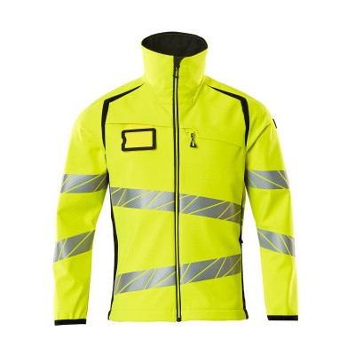Produktbild von MASCOT® - Soft Shell Jacke ACCELERATE SAFE, hi-vis Gelb/Schwarz, Größe S
