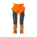 Produktbild von MASCOT® - Hose mit Hängetaschen - ACCELERATE SAFE - hi-vis Orange/Dunkelpetrole