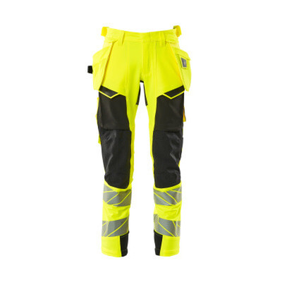 Norway PU Bund-Hose In Gelb – Wasserdichte Arbeitshose, Größe 3XL