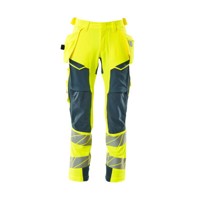 Produktbild von MASCOT® - Hose mit Hängetaschen ACCELERATE SAFE, hi-vis Gelb/Dunkelpetroleum, G