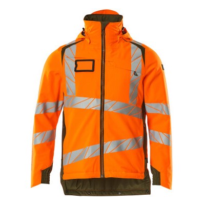 Produktbild von MASCOT® - Winterjacke ACCELERATE SAFE, hi-vis Orange/Moosgrün, Größe 3XL