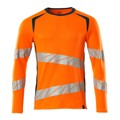Produktbild von MASCOT® - T-Shirt, Langarm ACCELERATE SAFE, hi-vis Orange/Dunkelpetroleum, Größ