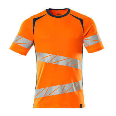 Produktbild von MASCOT® - T-Shirt ACCELERATE SAFE, hi-vis Orange/Dunkelpetroleum, Größe 5XL-ONE