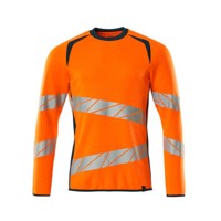 Produktbild von MASCOT® - Sweatshirt ACCELERATE SAFE, hi-vis Orange/Dunkelpetroleum, Größe S-ON