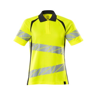 Produktbild von MASCOT® - Polo-Shirt ACCELERATE SAFE, hi-vis Gelb/Schwarzblau, Größe 2XL-ONE