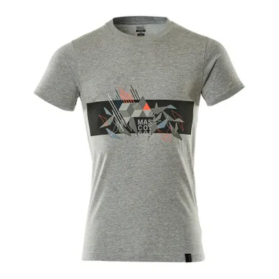 Produktbild von MASCOT® - T-Shirt ACCELERATE Grau-meliert/Hi-vis Rot 19182-965-08222, Größe 4XL