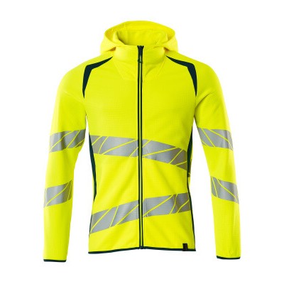 Produktbild von MASCOT® - Kapuzensweatshirt mit Reißverschluss - ACCELERATE SAFE - hi-vis Gelb/