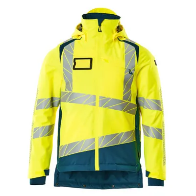 Produktbild von MASCOT® - Winterjacke ACCELERATE SAFE, hi-vis Gelb/Dunkelpetroleum, Größe S