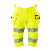 Produktbild von MASCOT® - Shorts, lang mit Hängetaschen ACCELERATE SAFE, hi-vis Gelb, Größe C45