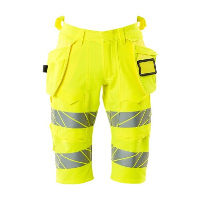 Produktbild von MASCOT® - Shorts, lang mit Hängetaschen ACCELERATE SAFE, hi-vis Gelb, Größe C49