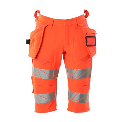 Produktbild von MASCOT® - Shorts, lang mit Hängetaschen ACCELERATE SAFE, hi-vis Rot, Größe C62