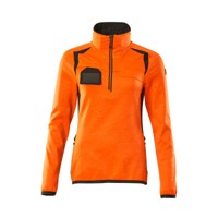 Produktbild von MASCOT® - Fleecepullover mit kurzem Reißverschluss - ACCELERATE SAFE - hi-vis O