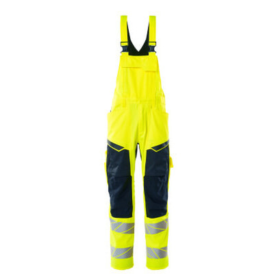 Fristads Hi-Vis Green Latzhose Kl.1 1032 GSTP C146 - Warnschutz